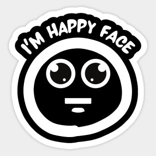 I'm Happy Face Sticker